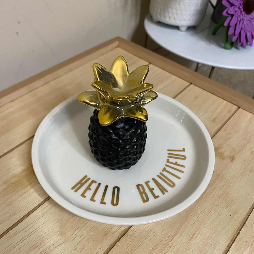 ✨ Cute Pineapple Jewelry Dish ✨